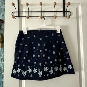Vintage y2k Route 66 Blue Embellished A-line Mini Skort